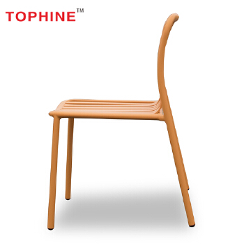 New design all aluminum selectable colors garden chair 